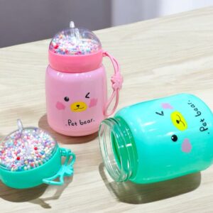 Pet Bear Glass Bottle