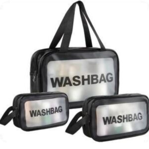 3 Piece Set Wash Bag